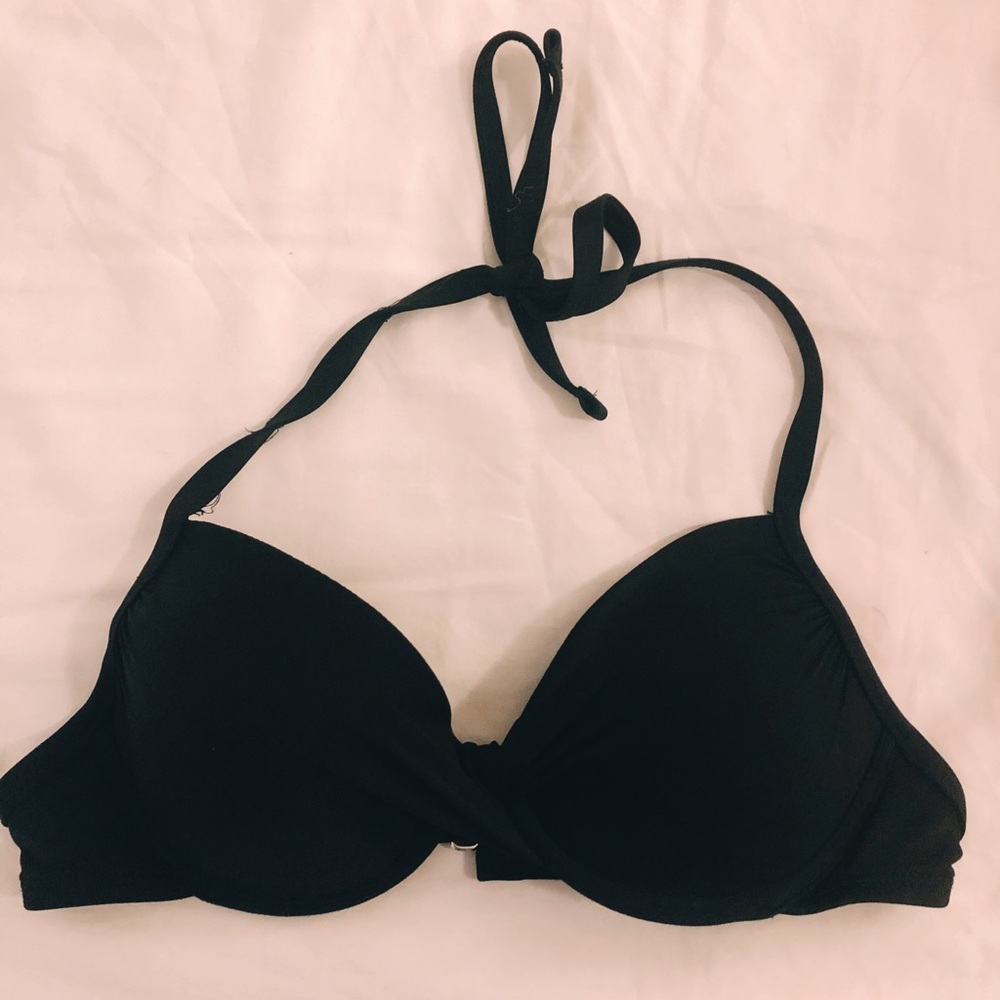 Black bikini top